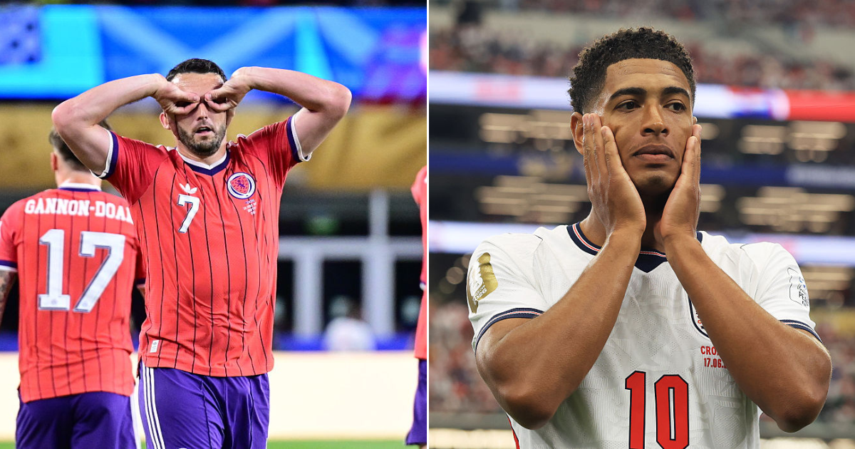 Who could England and Scotland play in World Cup last 32?