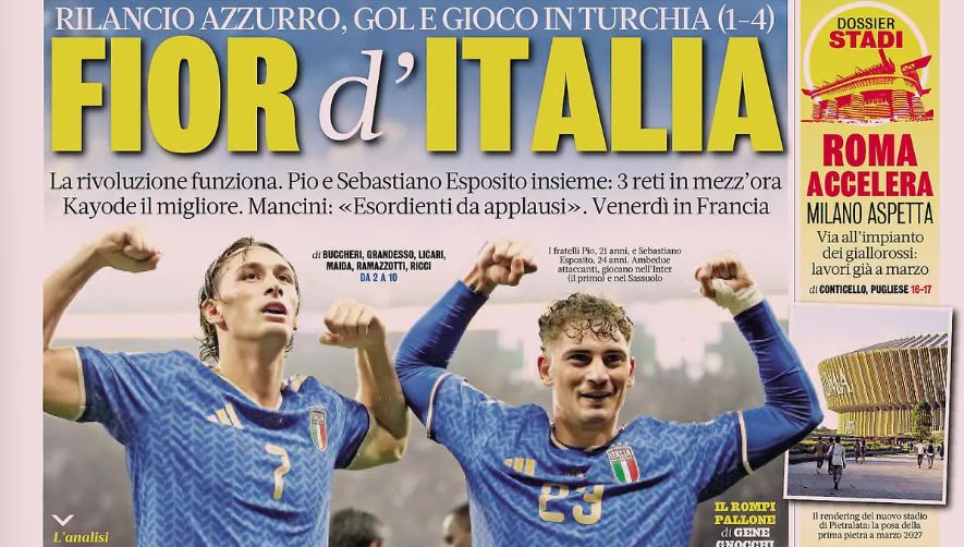 Today’s Papers – Pride and redemption as Italy bounce back