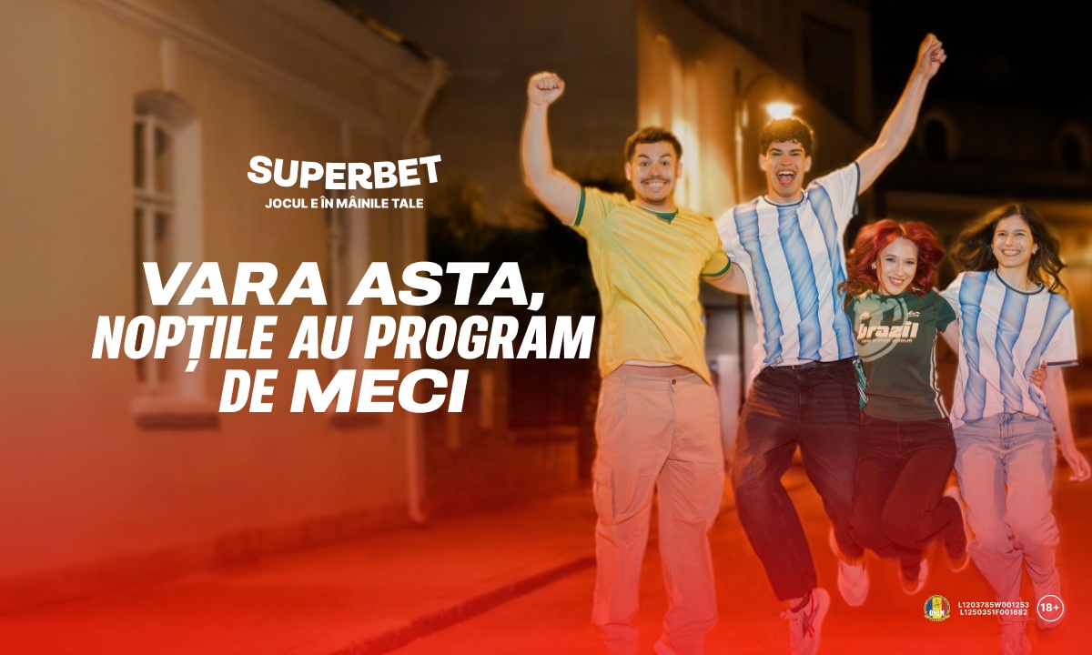 (P) Vara asta, nopțile au program de meci la Superbet! Iar zilele au program de surprize
